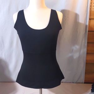 Black Spanx extra large tummy control tank top EUC